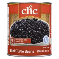 CLIC - HARICOT TORTUE NOIR - 12/28 OZ - 77602